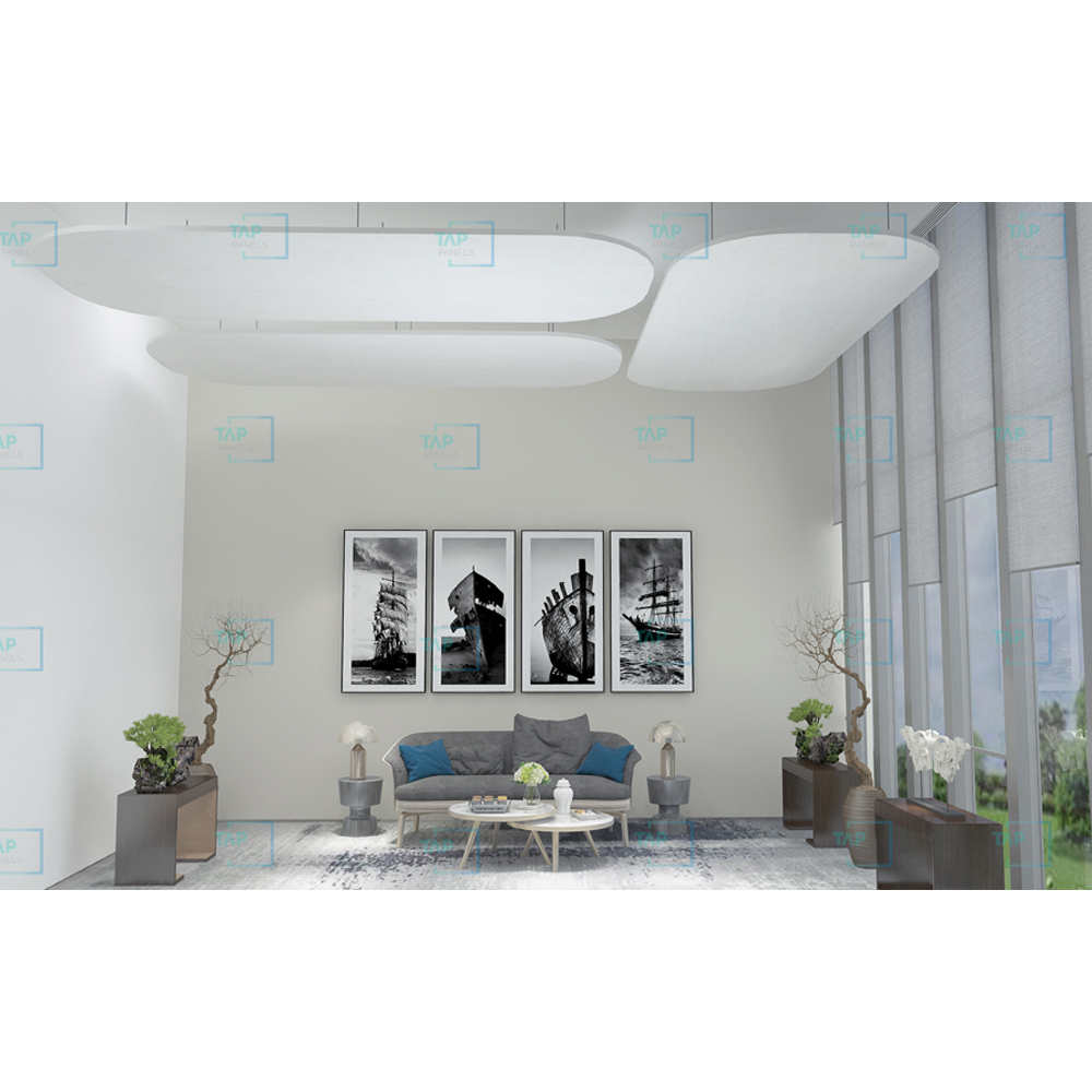 Acoustic 3d Ceiling Series - 100% Polyester Fibre, 600mm Width, 10mm Thickness | 36 Colour Options, 4 Design Variations For Superior Acoustics