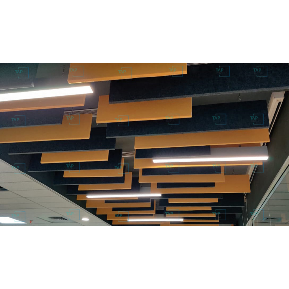Acoustic 3d Ceiling Series - 100% Polyester Fibre, 600mm Width, 10mm Thickness | 36 Colour Options, 4 Design Variations For Superior Acoustics