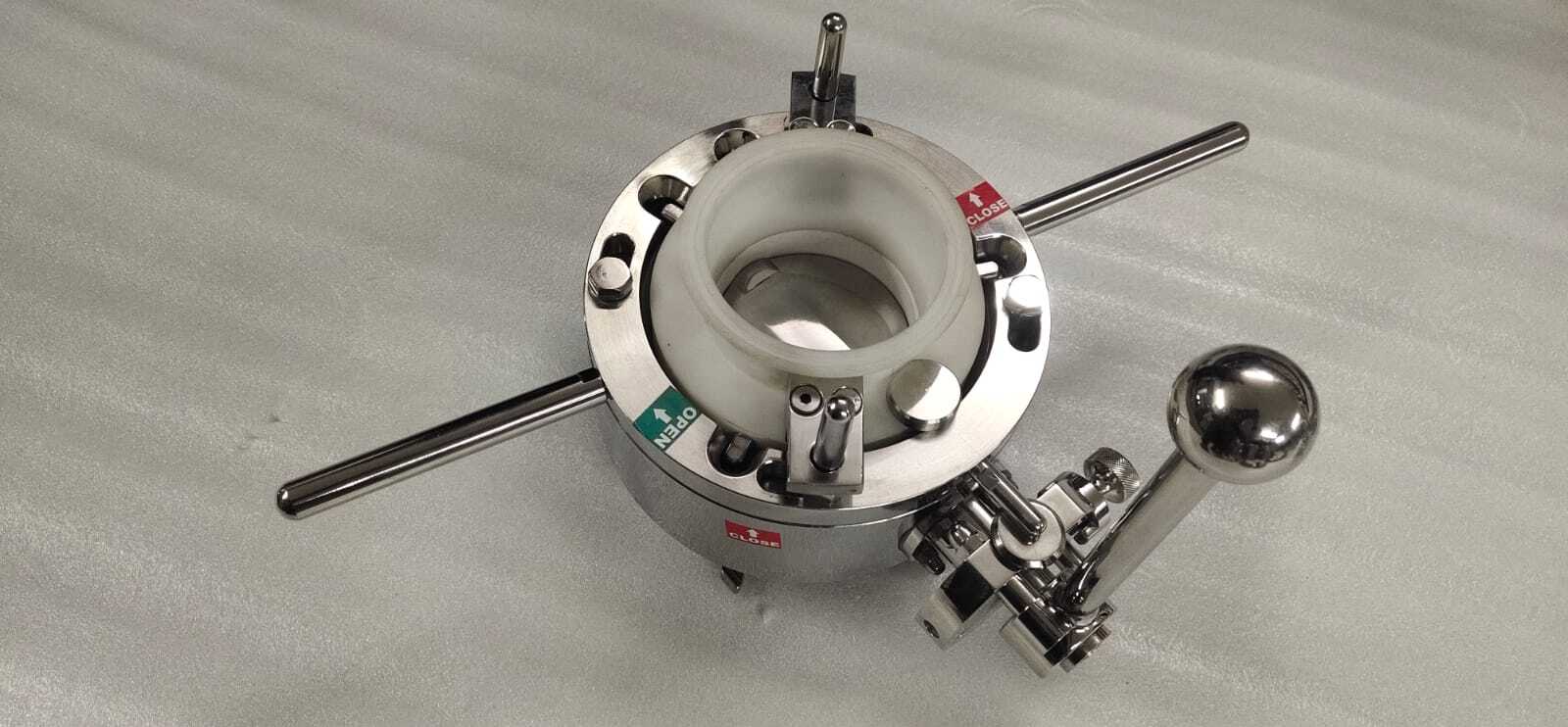 Split Butterfly Valves (S B V) - Color: Silver