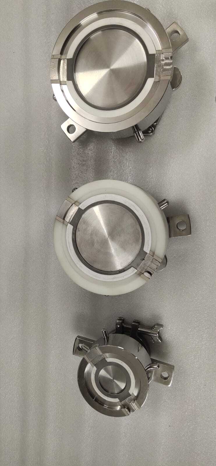 Split Butterfly Valves (S B V) - Color: Silver