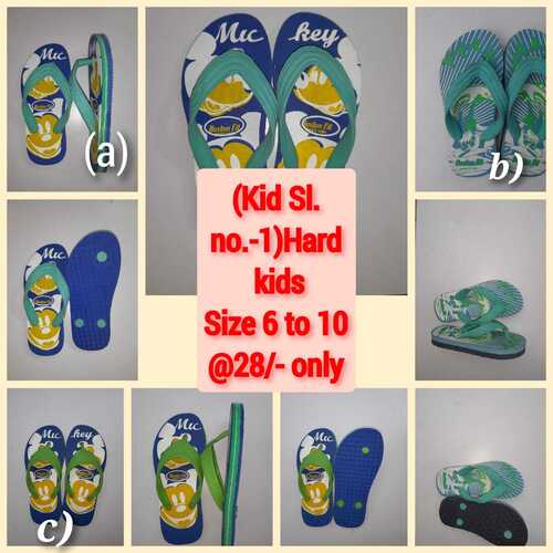 विभिन्न उपलब्ध बच्चों के लिए रेड प्रिंटेड स्लिपर