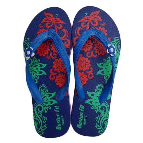 Ladies Casual Slipper - High Quality Rubber, Customized Sizes , Lightweight & Comfortable For Everyday Use