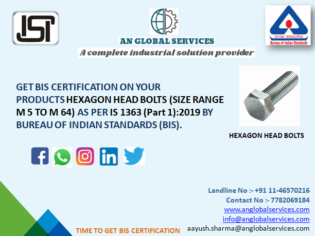 Bis Registration And Isi Certification