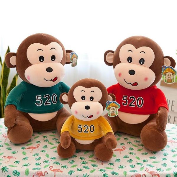 Monkey Soft Toy - Plush Fabric | Ideal For Ages 0-5, Adorable Brown & Cream Design, Perfect For Cuddling And Imaginative Play