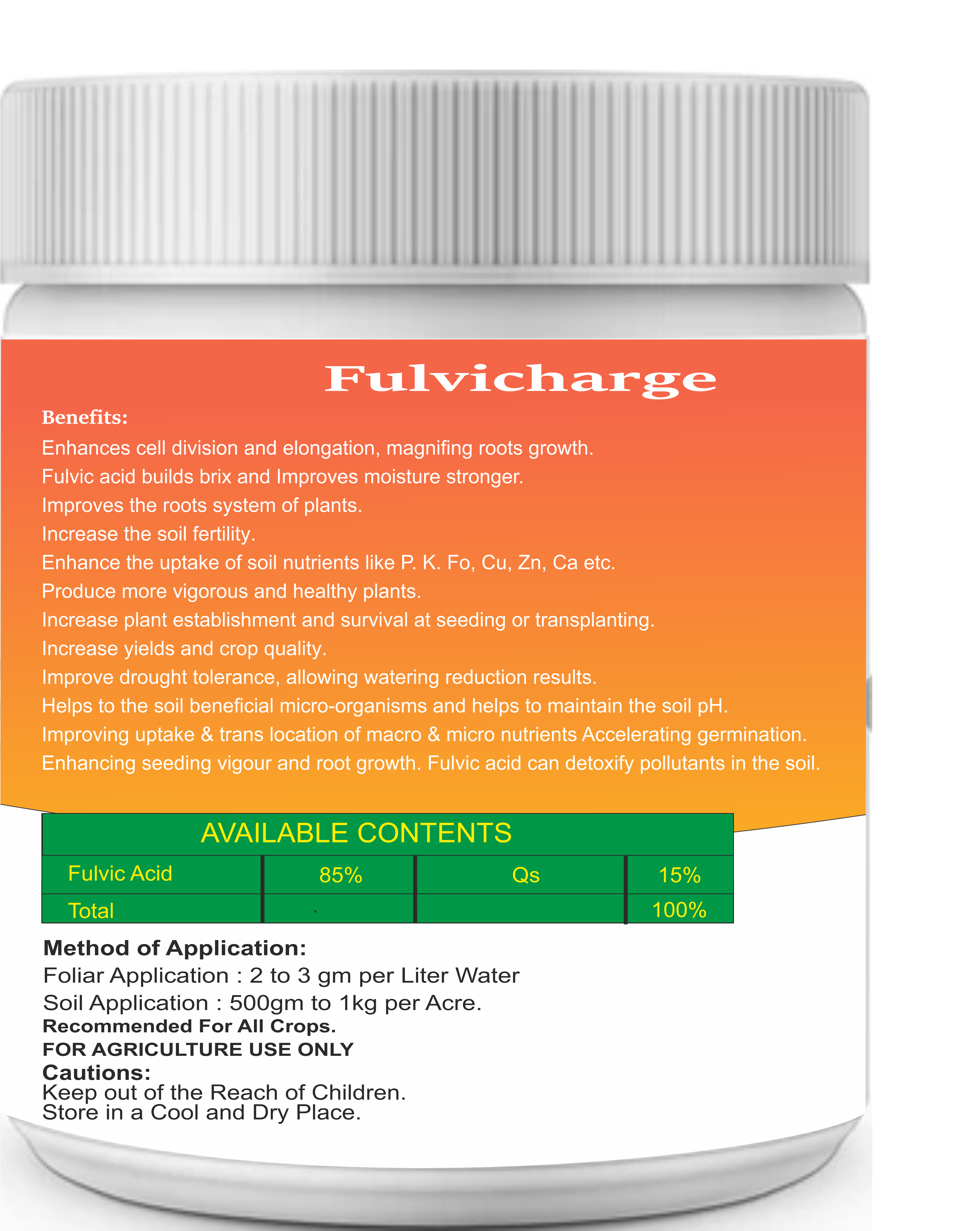 Devamrut Fulvi Charge Application: Industrial