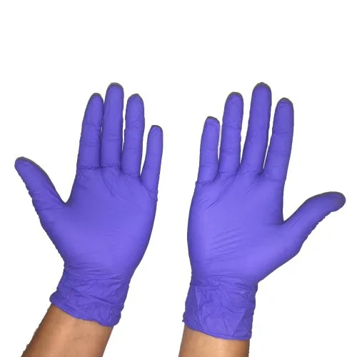 पर्पल डॉ. सबसे सुरक्षित नाइट्राइल दस्ताने
