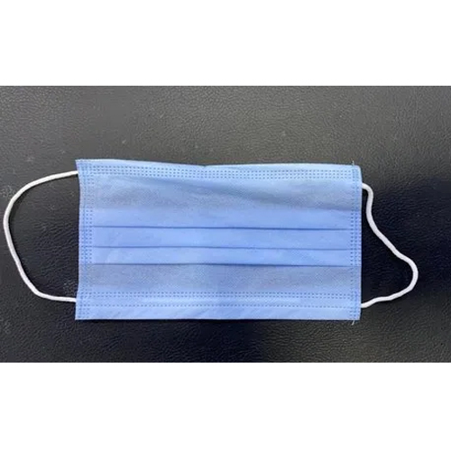 3 Ply Disposable Face Mask - Non Woven Material, Sky Blue Color | Ce Approved, Anti Pollution Use, Earloop Closure