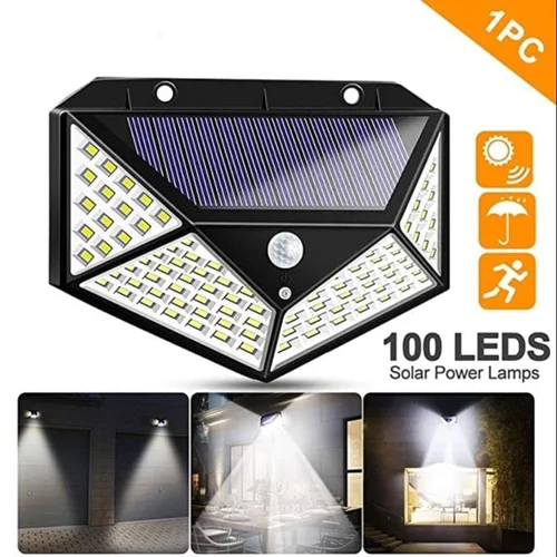 Black Solar Interaction Wall Lamp