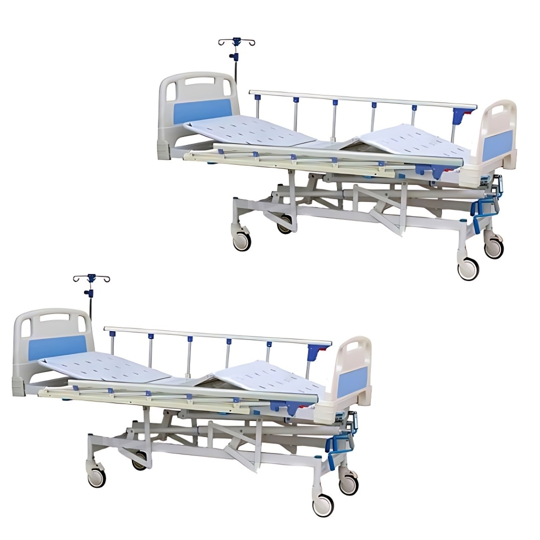 Icu Bed Mechanical Abs Panels Collapsible Railings Commercial Furniture