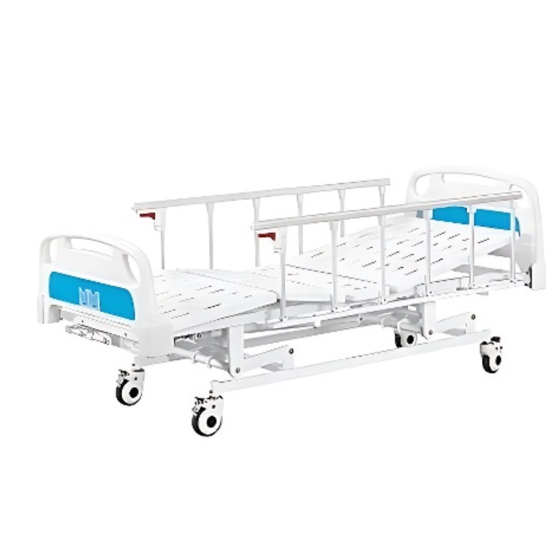 Adjustable Height I.c.u Bed Five Functional Manual Hospital Beds(eco Model)