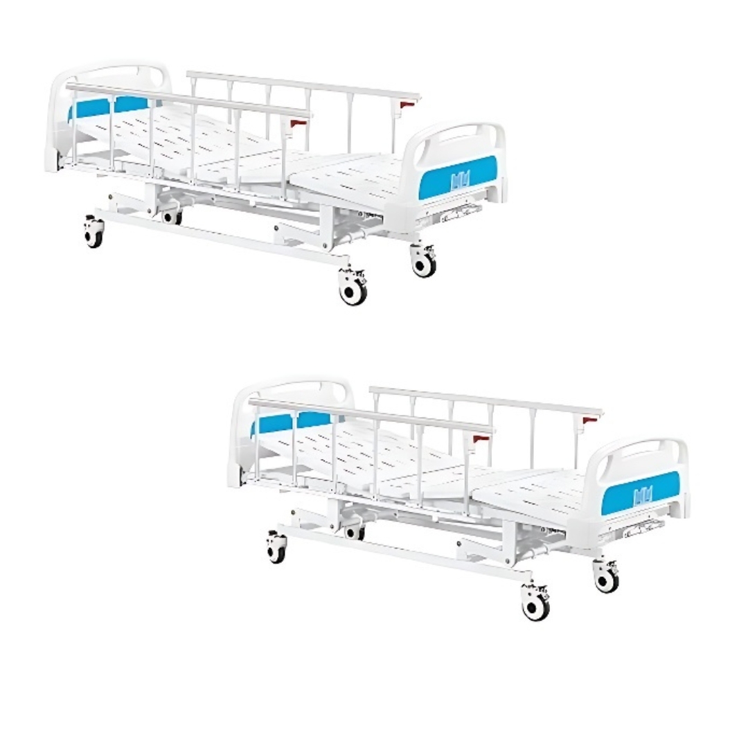 Adjustable Height I.c.u Bed Five Functional Manual Hospital Beds(eco Model)