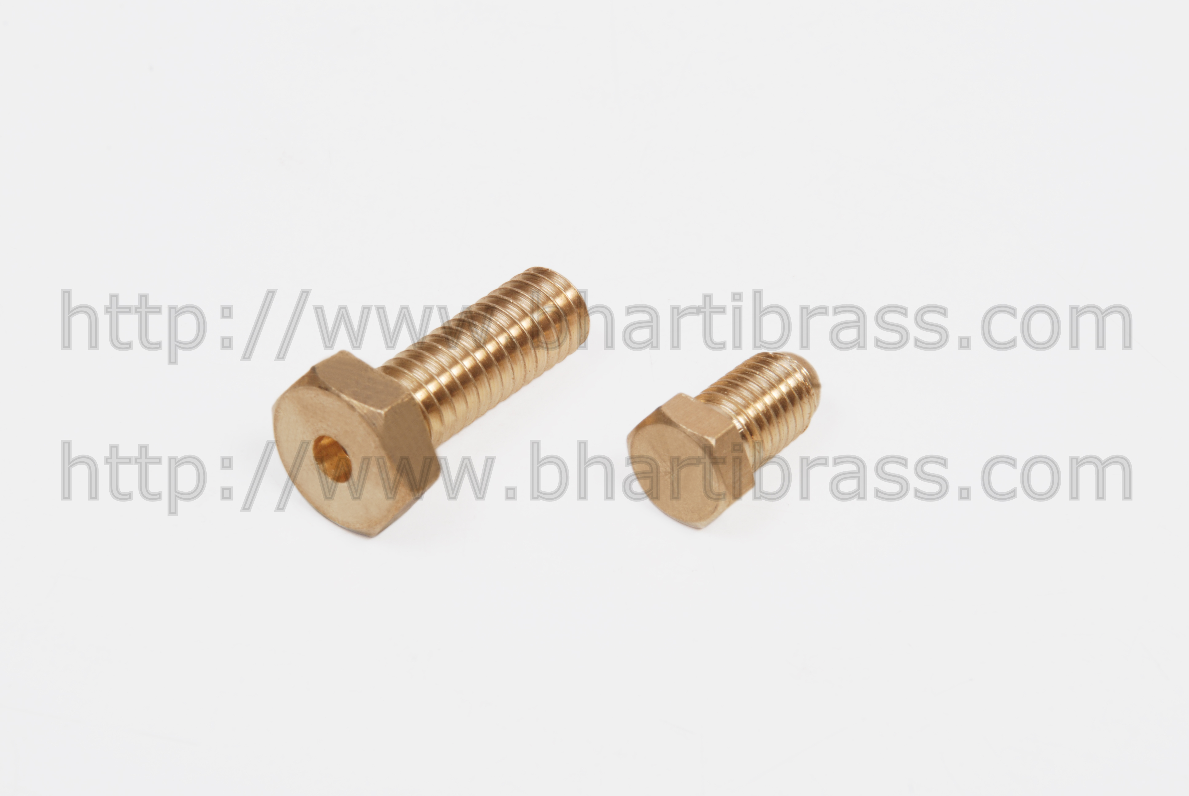 M6 Brass Bolts - Color: Silver