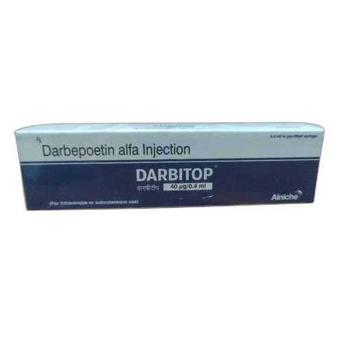 Darbepoetin Alfa Injection - 40 Mcg Liquid Formulation | Injectable Drug, Store In Cool & Dry Place