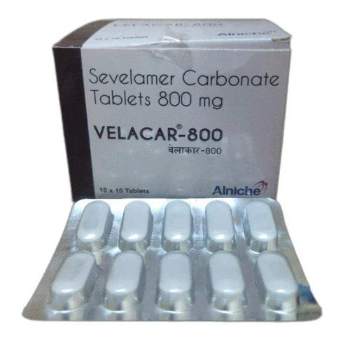 800 Mg Sevelamer Carbonate Tablets - Pharmaceutical Formulation | Cool & Dry Storage, Tablet Dosage For Effective Phosphate Control