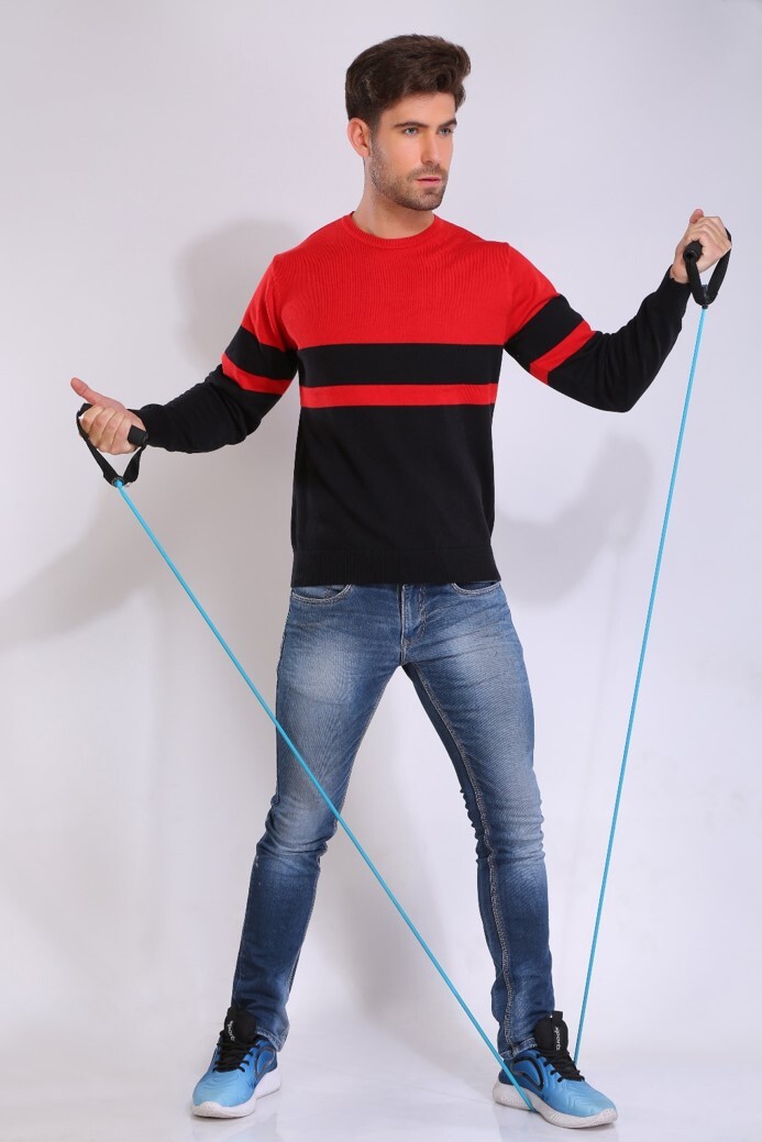 Bichrome Pullover - Soft Cotton Blend, Comfortable Fit For Active Sports | Ideal For Cricket, Tennis, Badminton, And Golf Enthusiasts