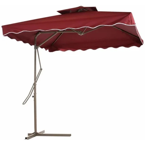 मैरून कैंटिलीवर साइड पोल अम्ब्रेला