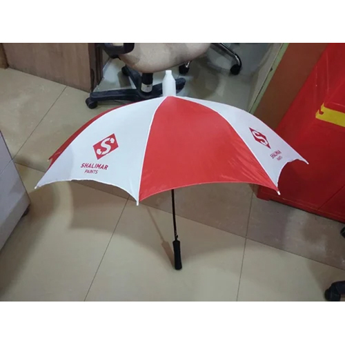 सफेद और लाल कारगिल 2 फोल्ड गार्डन अम्ब्रेला