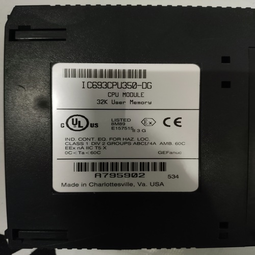 Ge Fanuc Ic693cpu350-dg Cpu Module