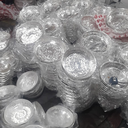 साफ करने में आसान बौद्ध चांदी की पूजा सामग्री