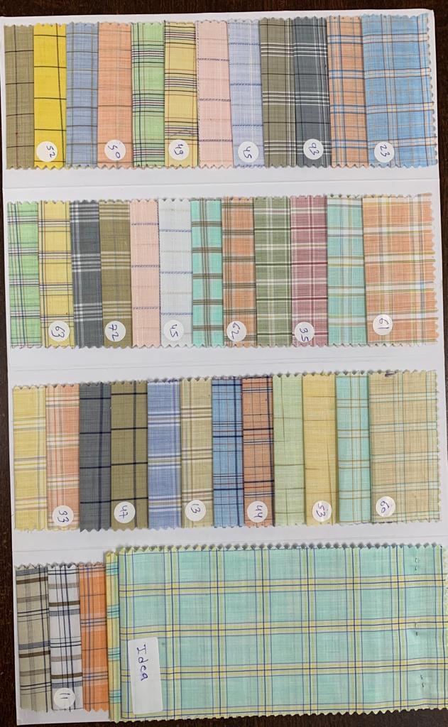 Polly Cotton Checks Fabric