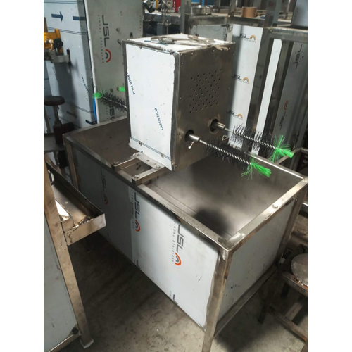 Stainless Steel Brushing Tank Machine - Semi-automatic, Cnc Technology | Industrial Use, Electric Power Source, Painted Surface Treatment