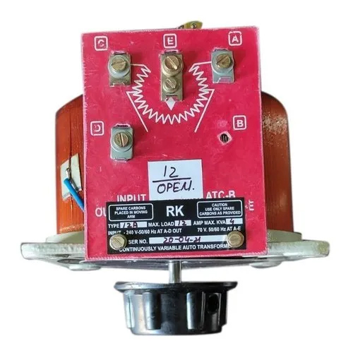 12 एक ओपन टाइप वेरिएबल ट्रांसफॉर्मर दक्षता: उच्च