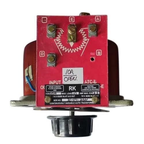 10 एक ओपन टाइप वेरिएबल ऑटो ट्रांसफॉर्मर दक्षता: उच्च