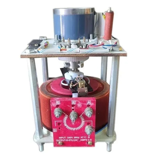 8 एक ओपन टाइप मोटराइज्ड वेरिएबल ट्रांसफॉर्मर दक्षता: उच्च