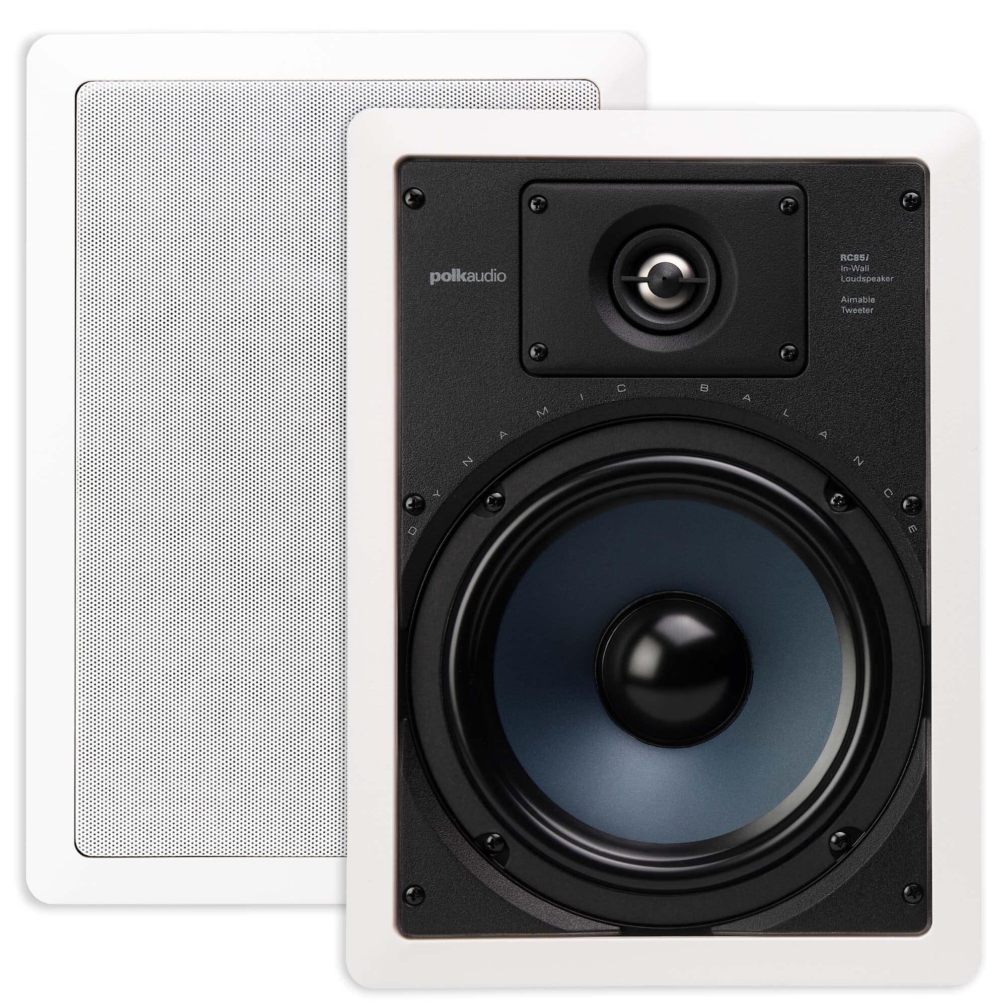 Polk Rc85i In Wall Speaker - Color: Black