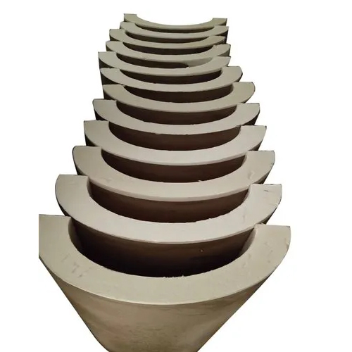 ब्राउन इंडस्ट्रियल पफ पाइप सेक्शन