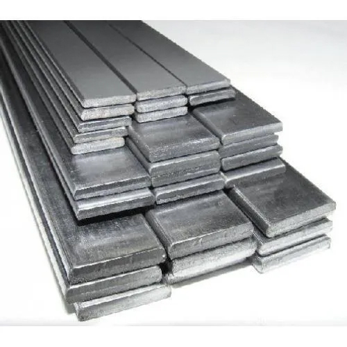 Ms Flat Bar - Mild Steel Rectangular Shape Silver Color Galvanized Finish | Corrosion-resistant Various Thicknesses And Sizes Available