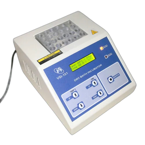 व्हाइट डिजिटल ड्राई बाथ इनक्यूबेटर
