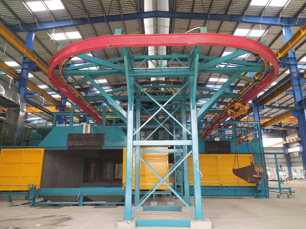 Electric Hanger Shot Blasting Machine