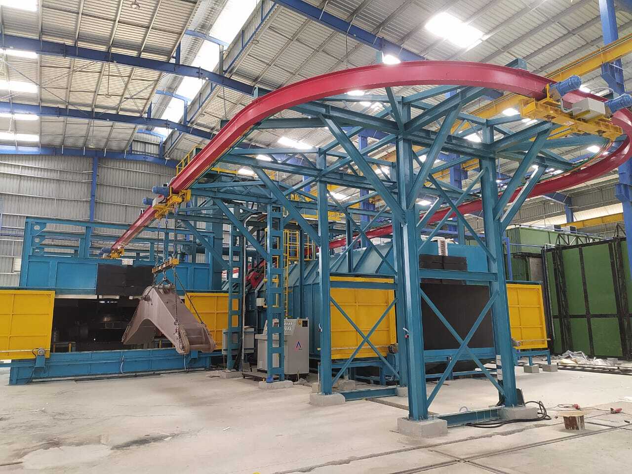 Electric Hanger Shot Blasting Machine