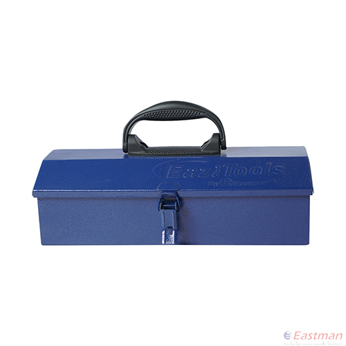 Eastman Plumper Tool Box - Steel Construction, Different Sizes Available, Blue Color, Rectangle Shape