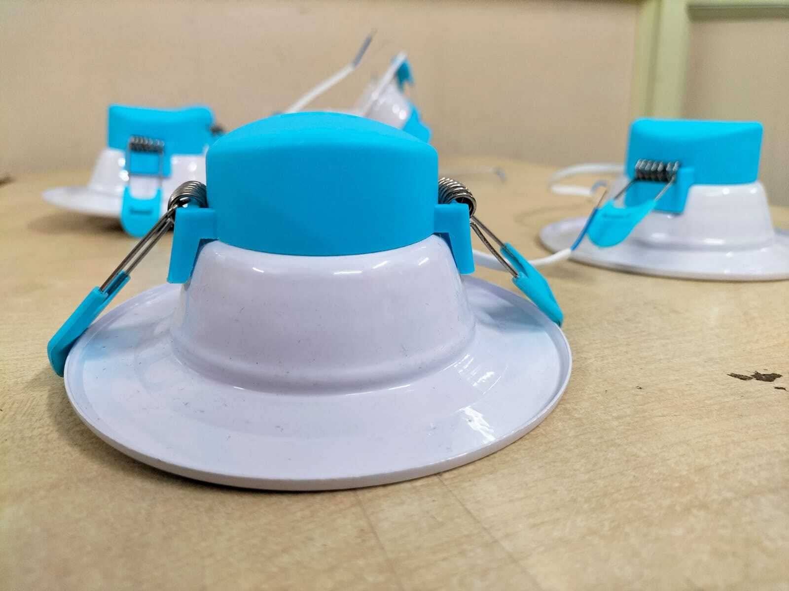 New Down Light Housing - Polycarbonate Round Design | Industrial Use, White Color