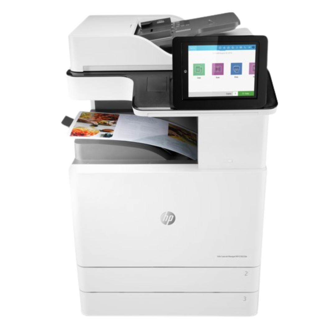 Hp Color Laserjet Mfp E78223dn - A3 Size, 935x1113x1262mm, White | Auto Duplex Copier, Printer, Scanner, 23 Ppm, 1200 Dpi, 83 Kg