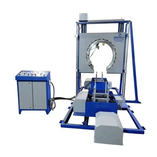 Steel Coil Stretch Wrapping Machine With Double Trolley - Automatic Grade: Automatic