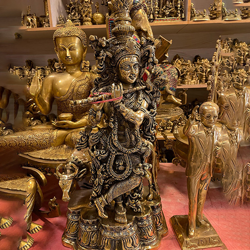 पीतल कृष्णा मूर्ती