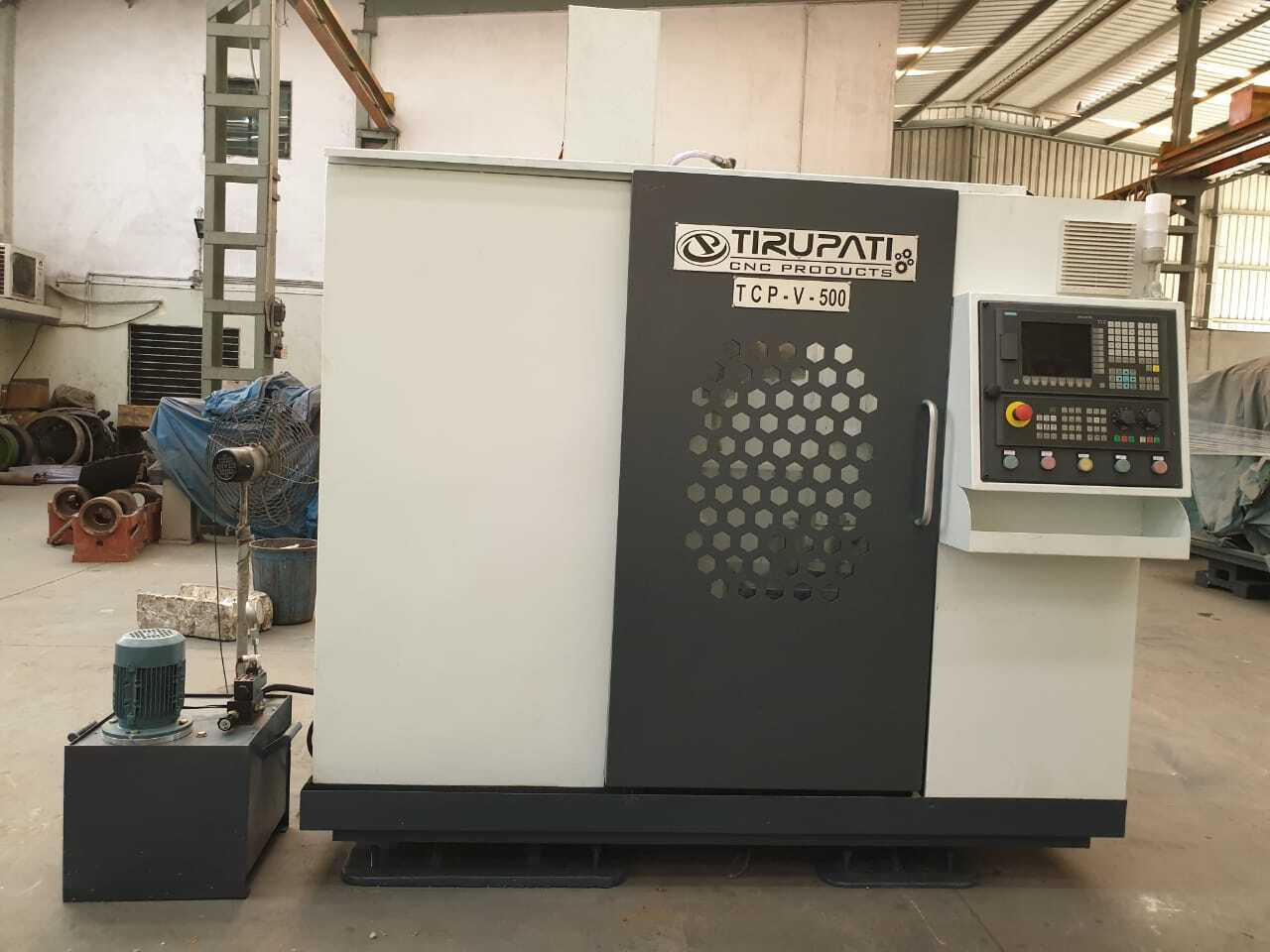Cnc Drilling Machine - Tcp-v-500 (2 Axis) - Color: Gray