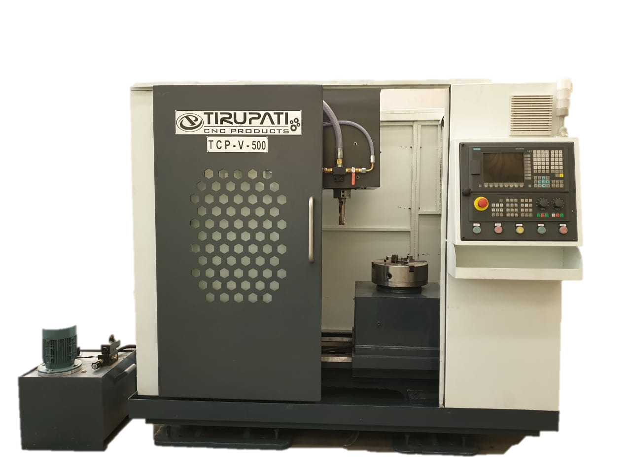 Cnc Drilling Machine - Tcp-v-500 (2 Axis) - Color: Gray