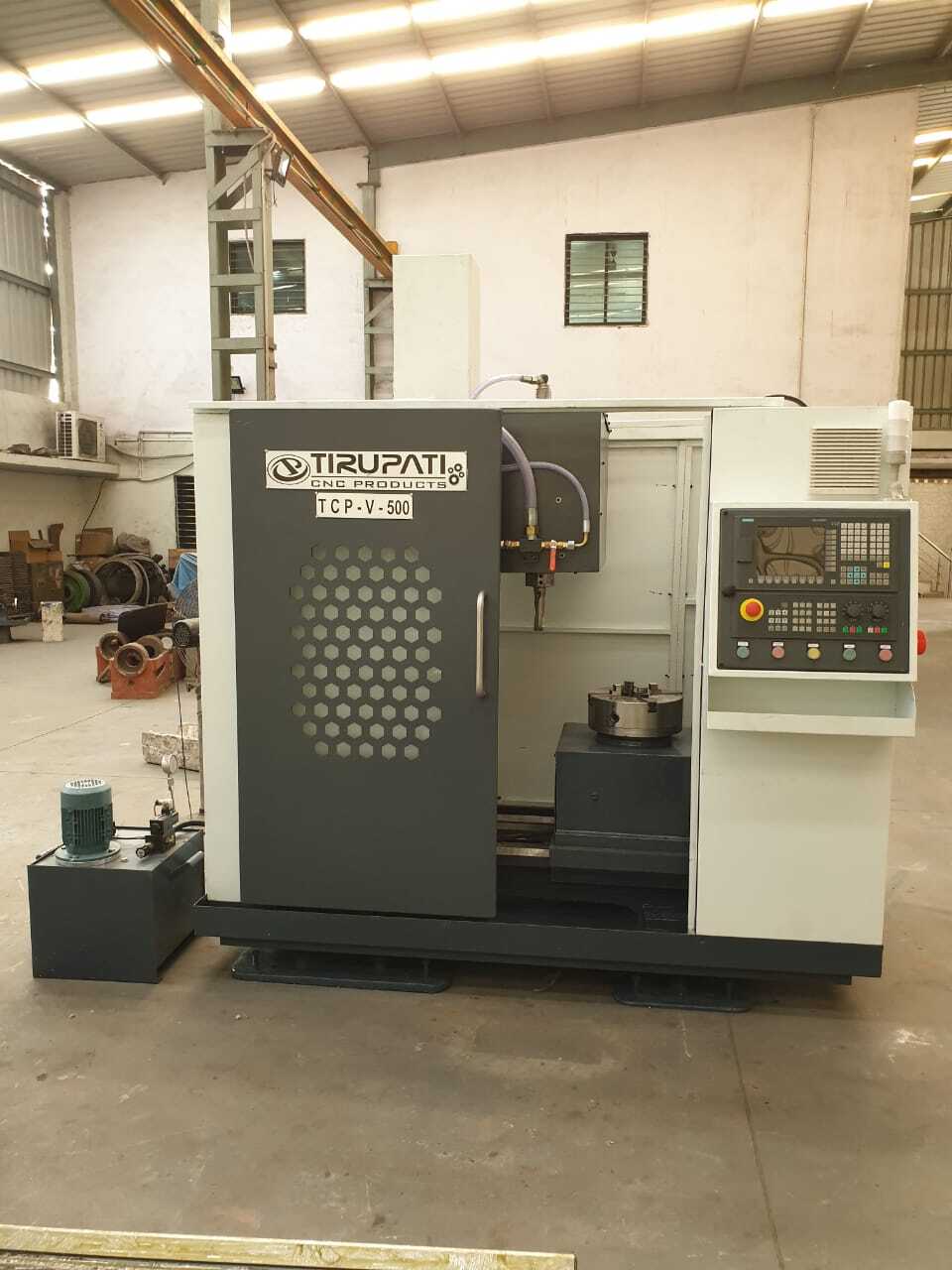Cnc Drilling Machine - Tcp-v-500 (2 Axis) - Color: Gray