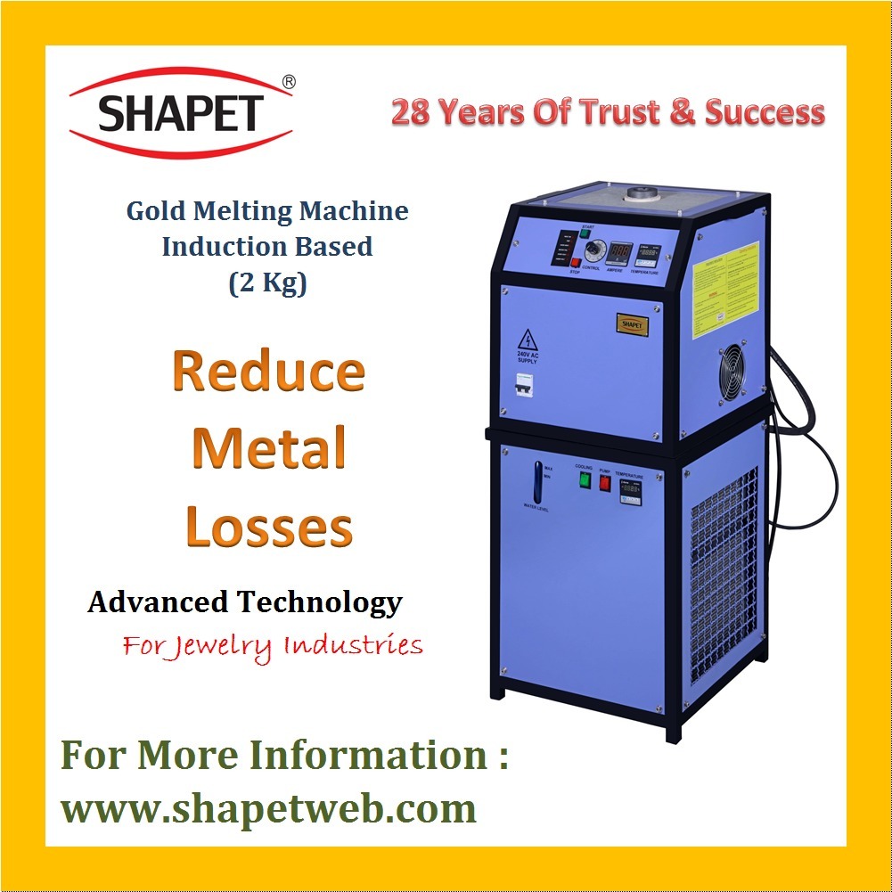 2kg Gold Induction Based Melting Machine - Color: Gray