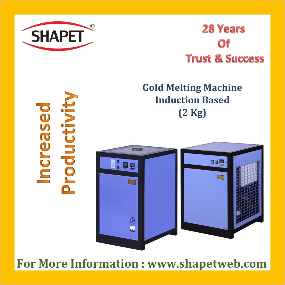 2kg Induction Based Melting Machine 3 Phase - Color: Gray