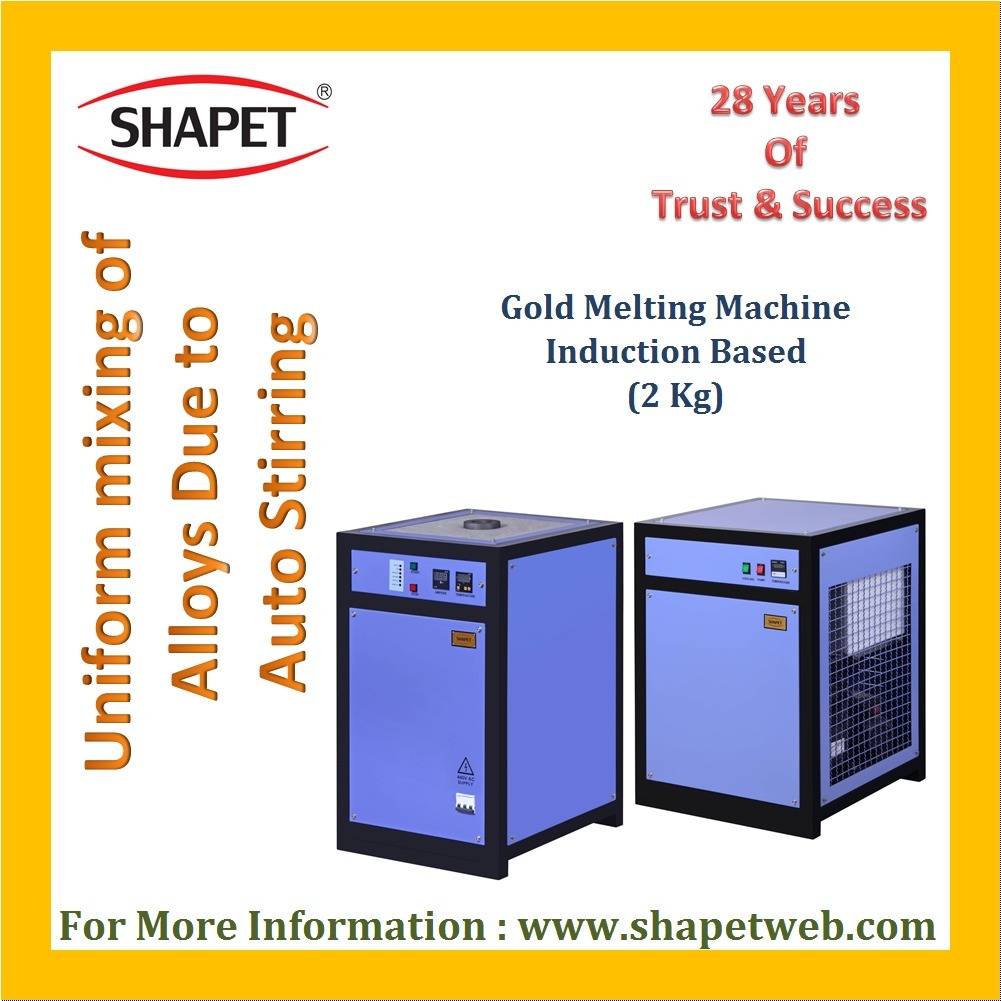 2kg Induction Based Melting Machine 3 Phase - Color: Gray