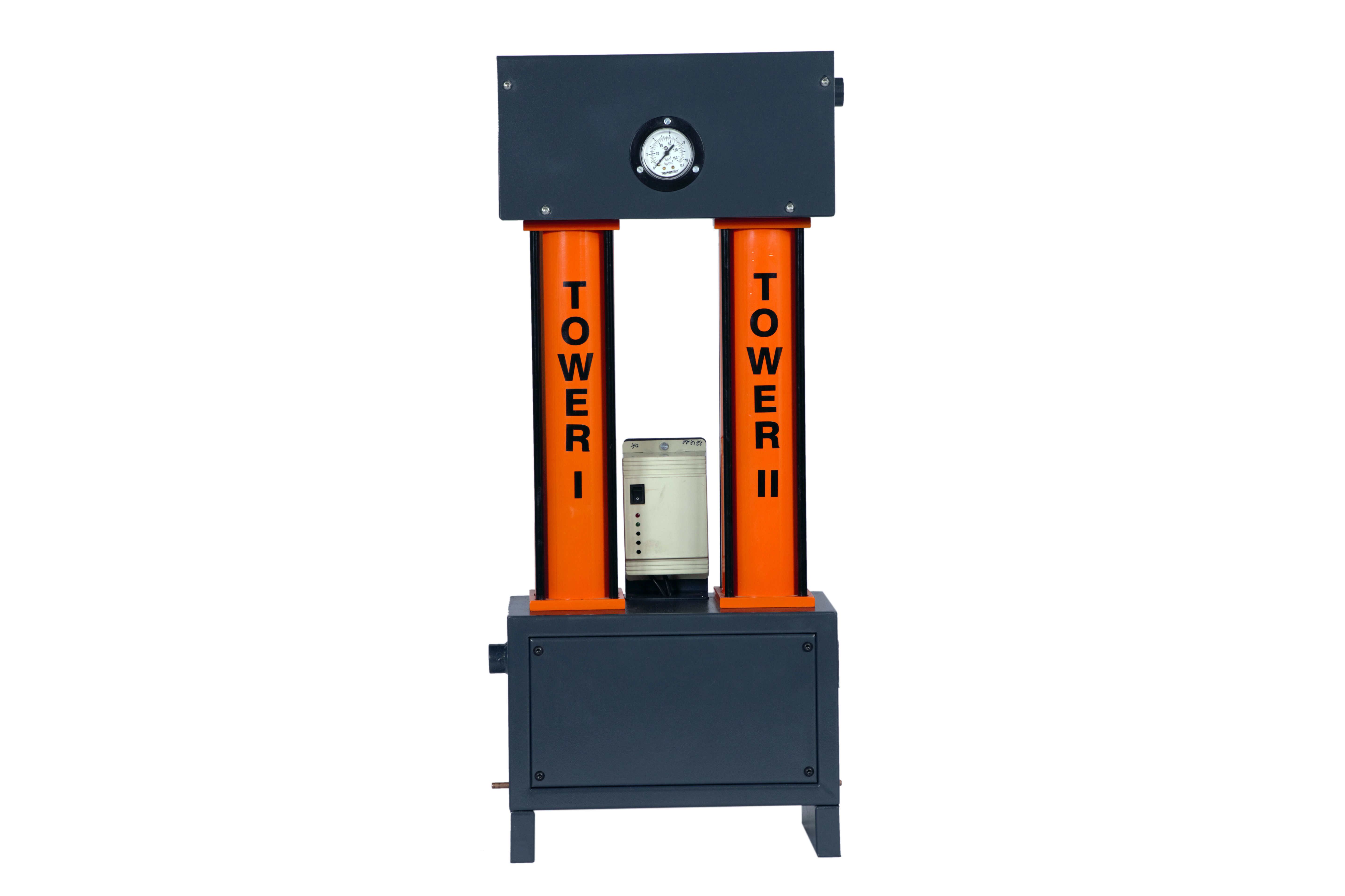 Heatless Air Dryer - Heavy Duty Ms Pipe, 350x150x1100 Mm | Oil-less Operation, 12 Bar Pressure, Compact Design With Digital Temp Indicator And Heavy Duty Prefilter