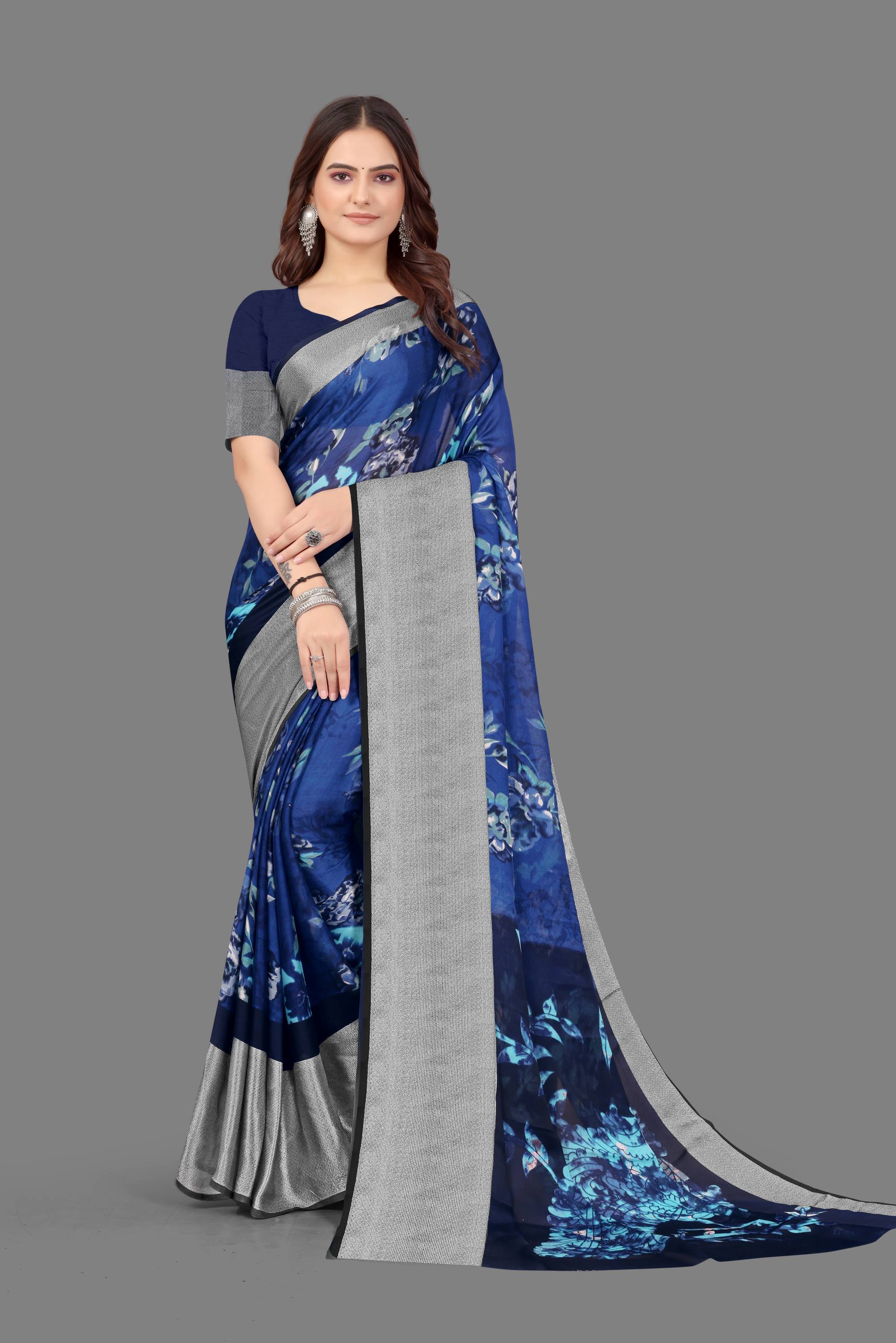 Chiffion Saree
