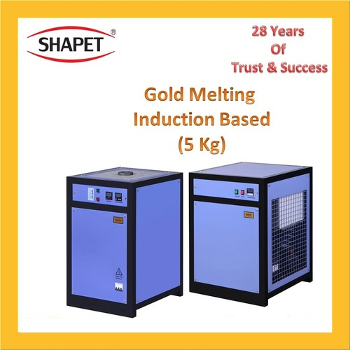 5Kg Gold Induction Based Melting Machine 3 Phase - Capacity: 5 Kg