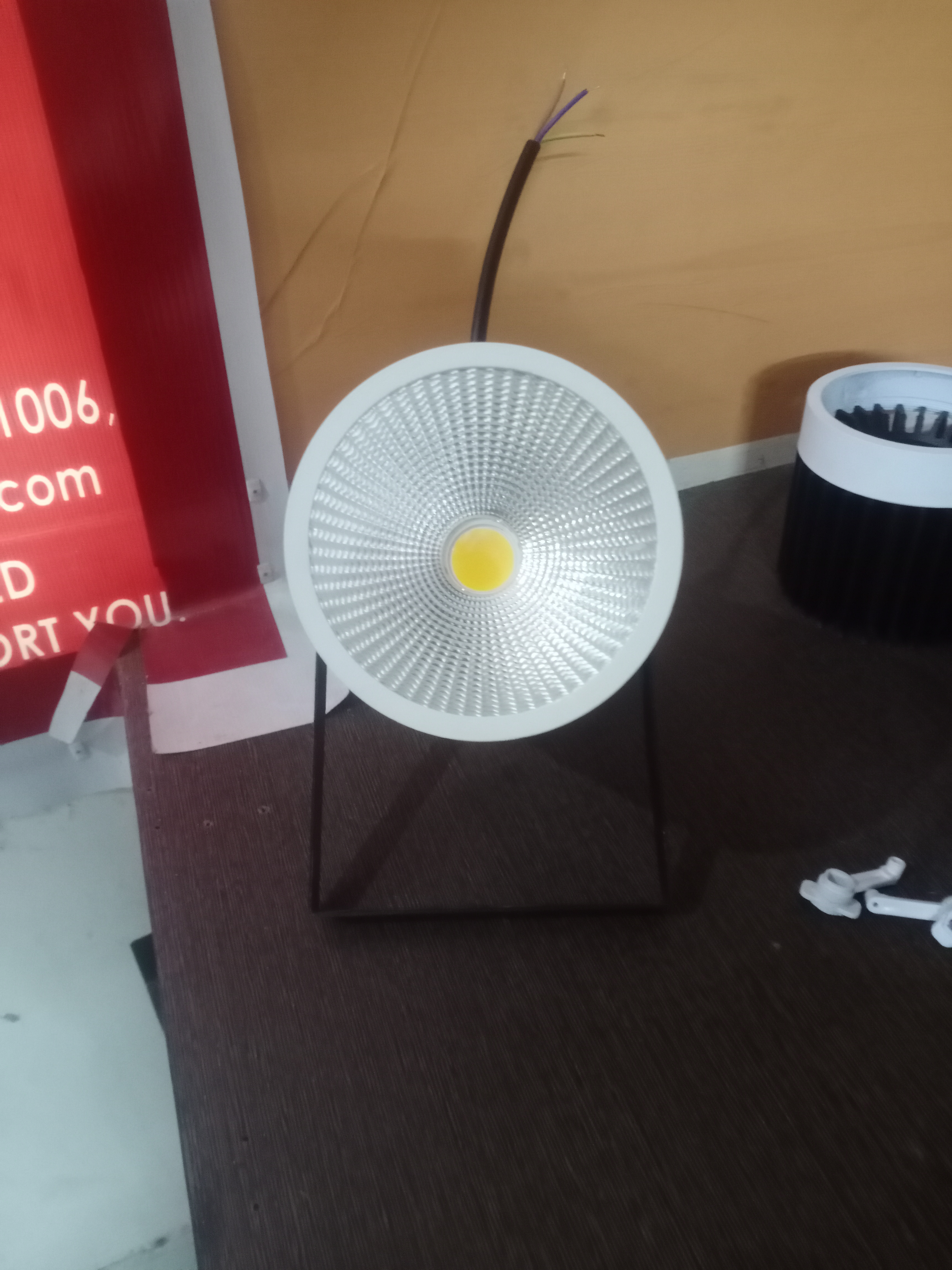 Black And White Led Spot Light