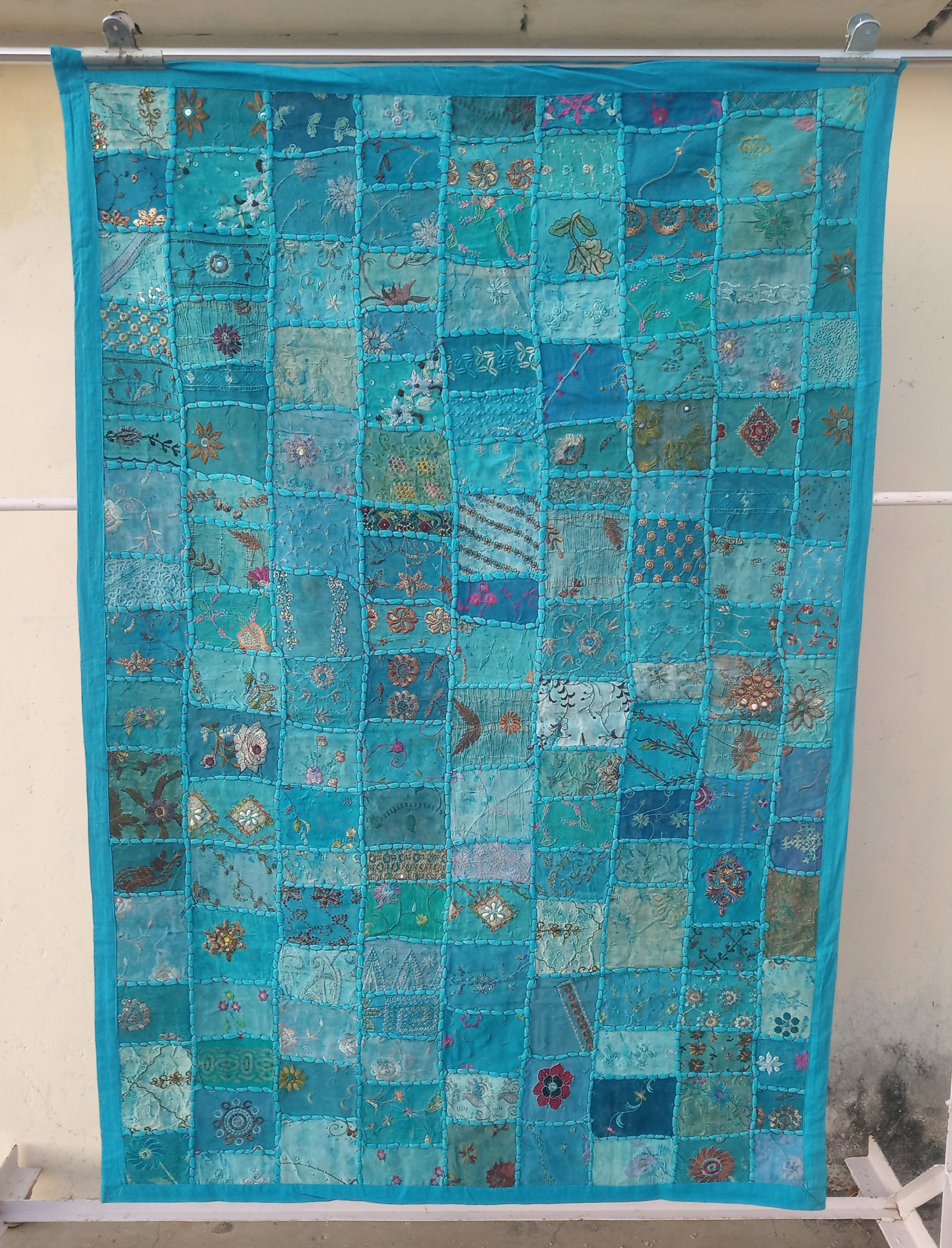 Multi Color Khambadiya Wall Hanging Tapestry